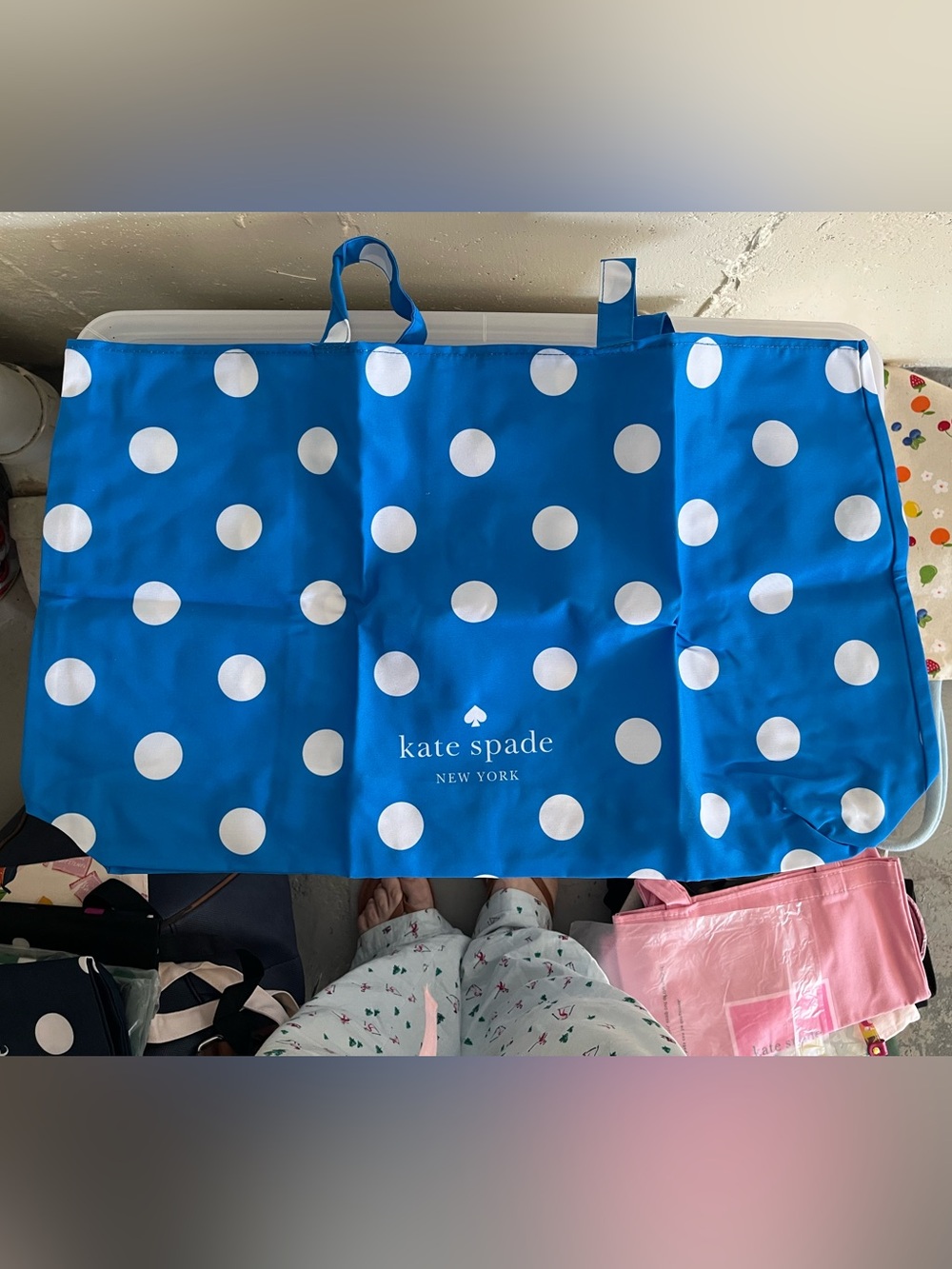 Kate Spade ♠️ Large Canvas Tote